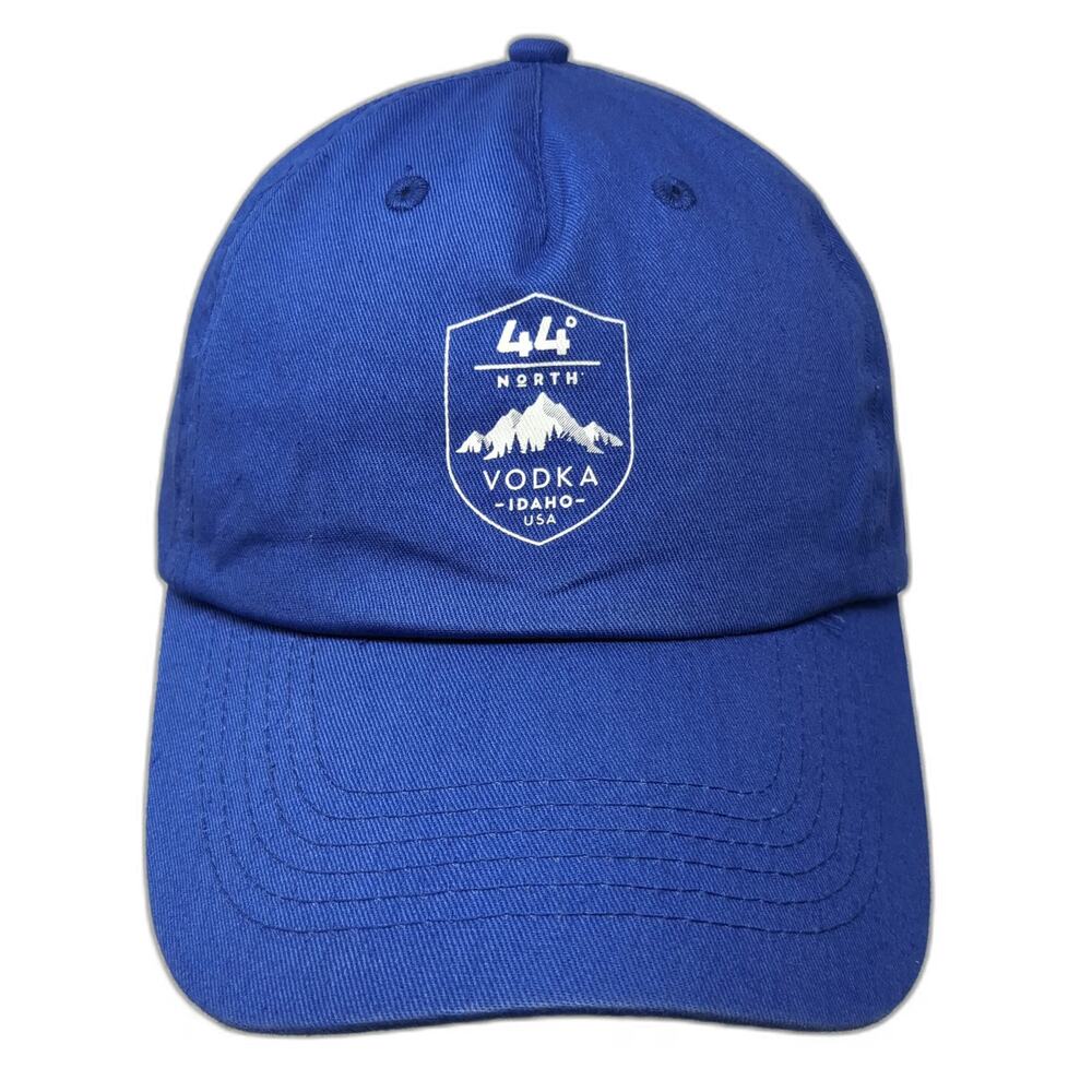 Hit Wear 5 Panel Blue Hat One Size 44 North Vodka Idaho Cotton Strapback